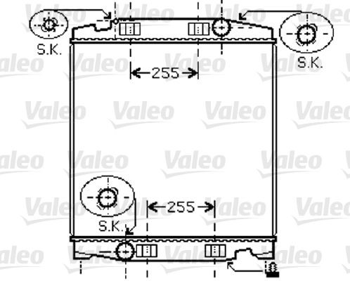 VALEO 733410 Kühler, Motorkühlung für IVECO Stralis LKW in Original Qualität