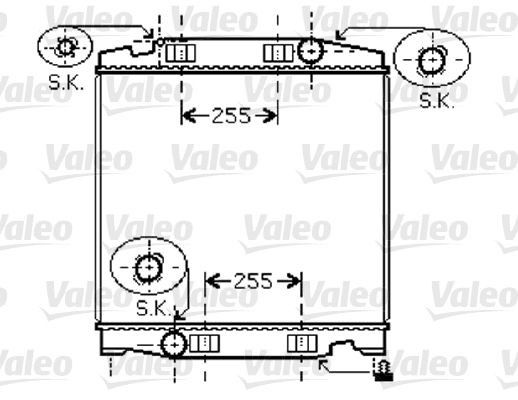 VALEO 733411 Kühler, Motorkühlung für IVECO X-WAY LKW in Original Qualität