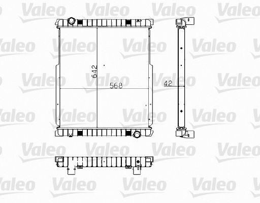VALEO 733481 Kühler, Motorkühlung für IVECO EuroCargo IV LKW in Original Qualität