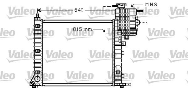 VALEO 734669 Engine radiator A6385013001