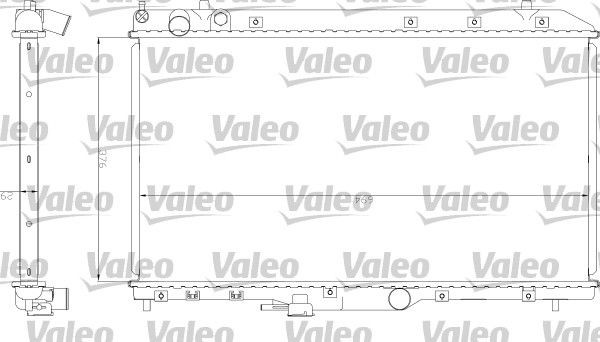 VALEO Aluminium, 378 x 694 x 29 mm, without coolant regulator, Brazed cooling fins Radiator 734845 buy