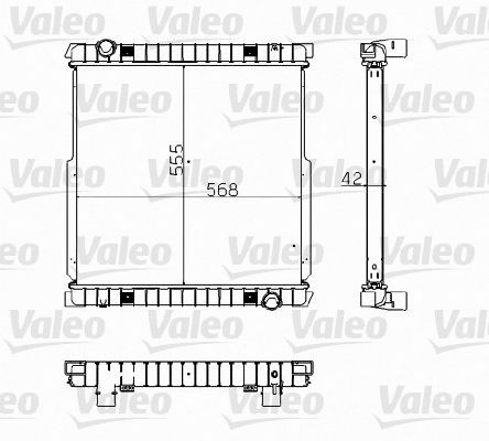 VALEO 734872 Kühler, Motorkühlung für IVECO EuroFire LKW in Original Qualität