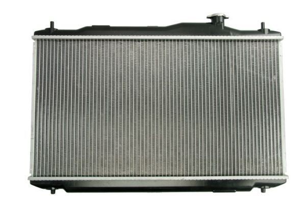 THERMOTEC D74013TT Engine radiator Aluminium, for vehicles with/without air conditioning, 374 x 677 x 16 mm, Manual Transmission, Brazed cooling fins