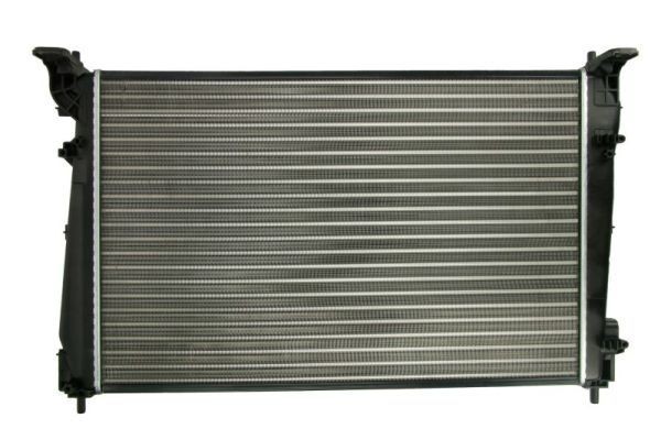 THERMOTEC D7F033TT Engine radiator Aluminium, for vehicles with/without air conditioning, 625 x 414 x 32 mm, Manual Transmission, Mechanically jointed cooling fins