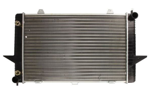 THERMOTEC D7V005TT Engine radiator Aluminium, 590 x 398 x 34 mm, Automatic Transmission, Mechanically jointed cooling fins