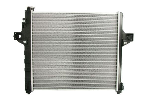 THERMOTEC D7Y012TT Engine radiator Aluminium, for vehicles with/without air conditioning, 596 x 554 x 26 mm, Manual-/optional automatic transmission, Brazed cooling fins