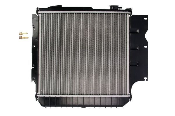 THERMOTEC D7Y038TT Engine radiator Copper, Plastic, for vehicles with/without air conditioning, 460 x 503 x 26 mm, Manual-/optional automatic transmission, Brazed cooling fins