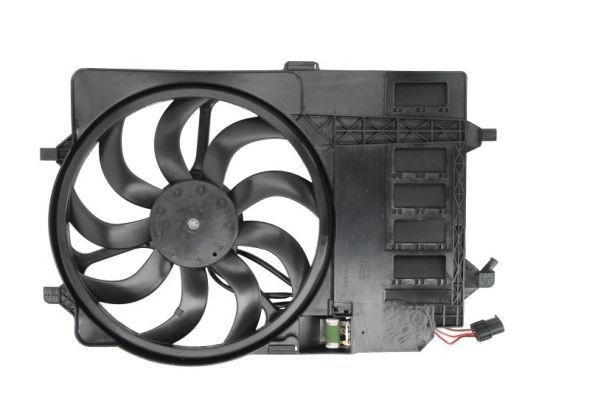 THERMOTEC D8B002TT Fan, radiator for vehicles with air conditioning, Ø: 398 mm, 12V, 197W