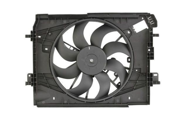 THERMOTEC D8R013TT Fan, radiator for vehicles with air conditioning, Ø: 400 mm, 12V, 240W, with radiator fan shroud, with electric motor