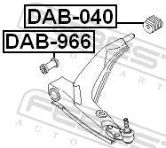 DAB040 Querlenkerlager FEBEST DAB-040 - Große Auswahl - stark reduziert