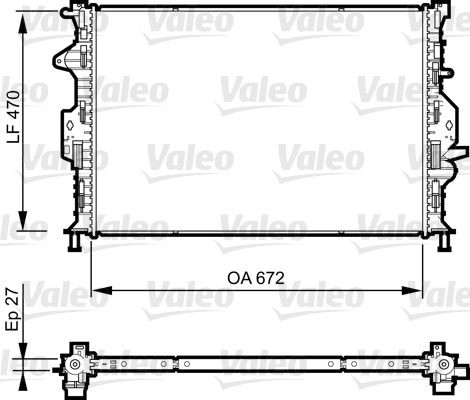 VALEO 735374 Radiators Ford Grand C Max 2.0 TDCi 115 hp Diesel 2019 price