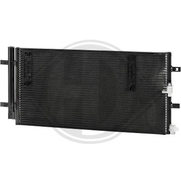 DIEDERICHS DCC1557 Air conditioning condenser with dryer, Climate, 18,0mm, 15,4mm, Aluminium, R 134a
