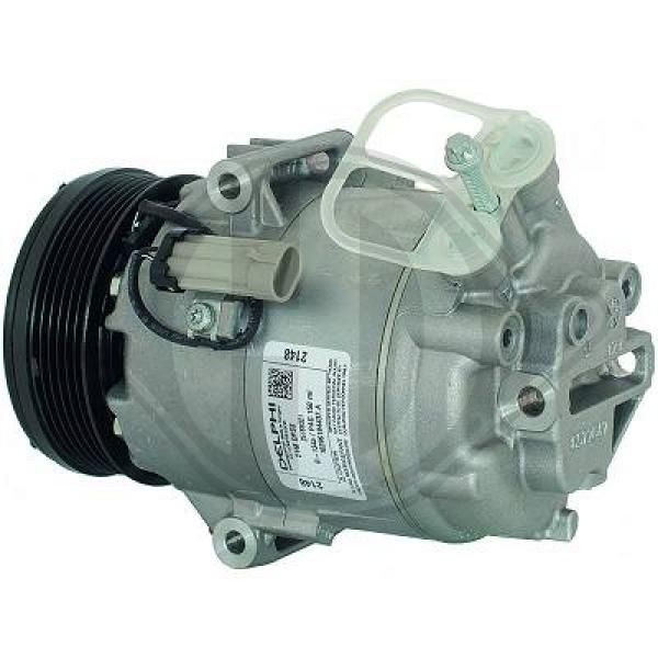 DIEDERICHS DCK1500 Air conditioning compressor CVC5, 12V, R 134a, Climate