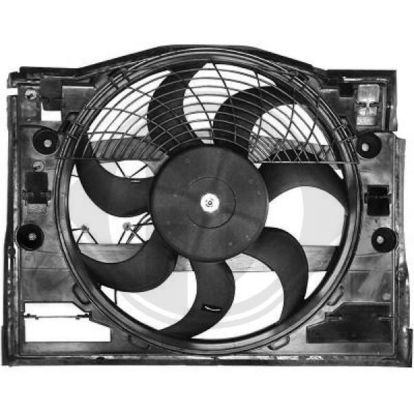DIEDERICHS DCL1008 Fan, A / C condenser Climate