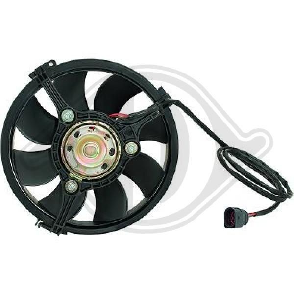 Audi A4 Radiator cooling fan 11005999 DIEDERICHS DCL1032 online buy