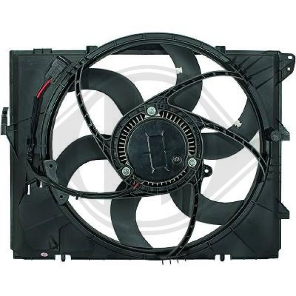 DIEDERICHS Cooling fan assembly BMW 1 Convertible (E88) new DCL1047