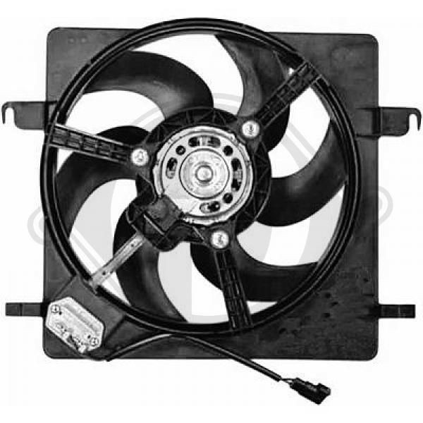 Ford TRANSIT Cooling fan 11006089 DIEDERICHS DCL1122 online buy