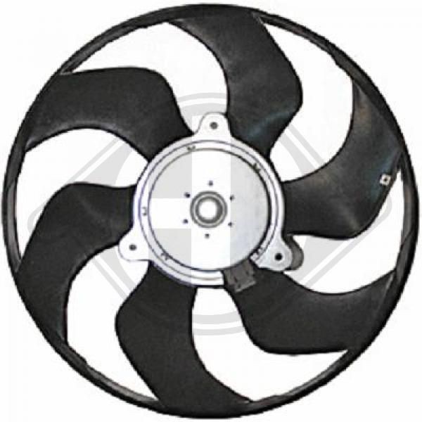 DIEDERICHS DCL1179 Fan, radiator 7701068310