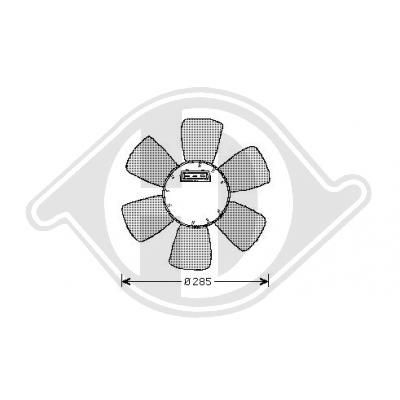 DIEDERICHS DCL1207 Fan, radiator 191959455AB