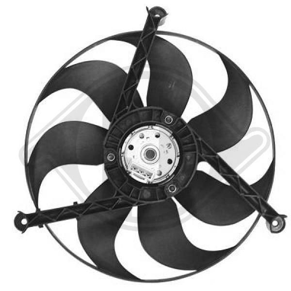 DIEDERICHS DCL1209 Fan, radiator 6N0959455P
