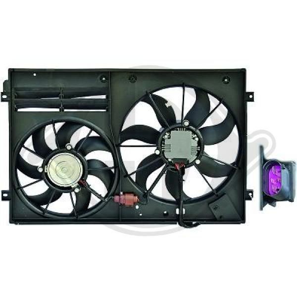 Great value for money - DIEDERICHS Fan, radiator DCL1232