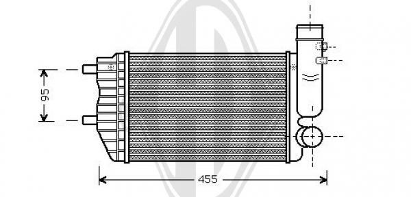 DIEDERICHS DCM2651 Engine radiator 24418338