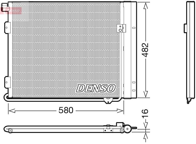 DCN99061 DENSO Klimakondensator für IVECO online bestellen