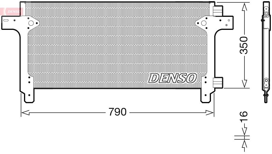 DCN99063 DENSO Klimakondensator für IVECO online bestellen