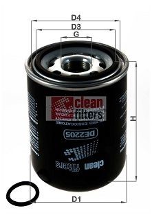 CLEAN FILTER DE2205 Lufttrocknerpatrone, Druckluftanlage für RENAULT TRUCKS Kerax LKW in Original Qualität