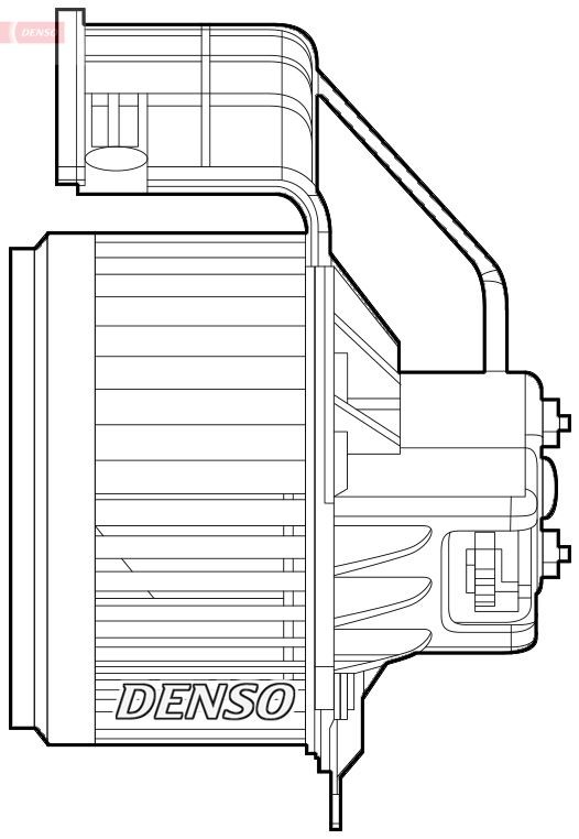 DENSO Heater blower motor RENAULT Kangoo II Be Bop (KW) new DEA23020