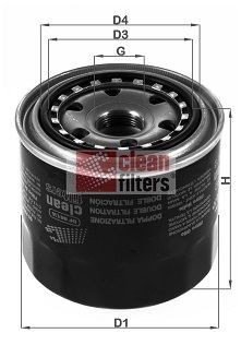 CLEAN FILTER DF861/A Oil filter 90915300018T