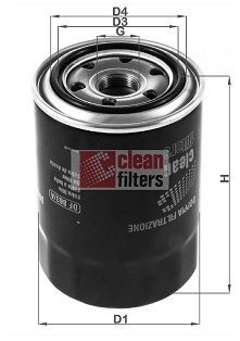 CLEAN FILTER M 24 X 1,5, Spin-on Filter, Main Stream Filtration, Side Stream Filtration Height: 125mm Oil filters DF 863/A buy
