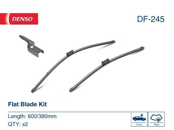 DENSO Flat DF-245 Wiper blade 8X2955426A