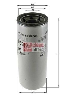 CLEAN FILTER DF1897 Oil filter 7528 5999