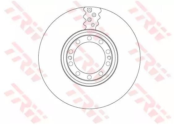 DF5076S TRW Bremsscheibe für MITSUBISHI online bestellen