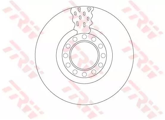 TRW 377x45mm, 12x144, Vented Ø: 377mm, Num. of holes: 12, Brake Disc Thickness: 45mm Brake rotor DF5098S buy