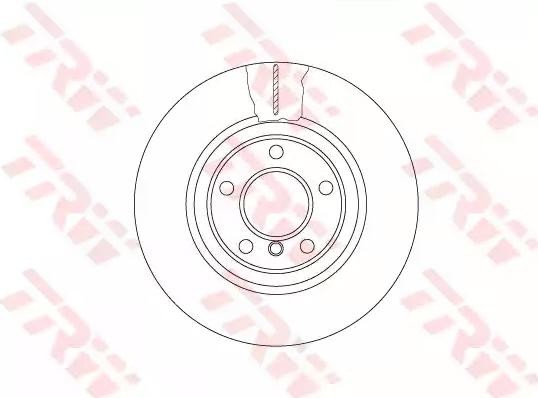 TRW 330x24mm, 5x120, Vented, two-part brake disc, High-carbon Ø: 330mm, Num. of holes: 5, Brake Disc Thickness: 24mm Brake rotor DF6616S buy