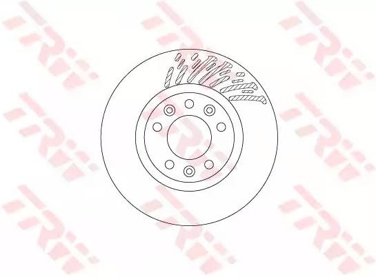DF6657 Brake disc TRW DF6657 review and test