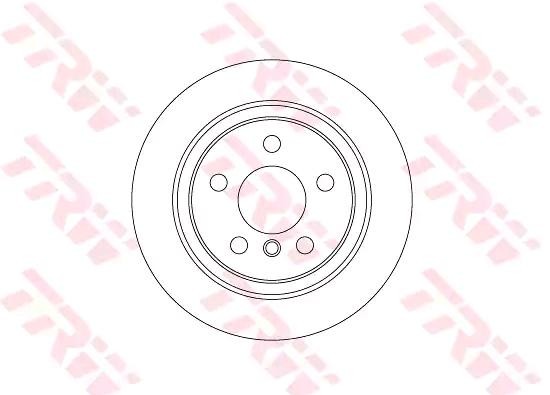 TRW 280x10mm, 5x112, solid, Painted Ø: 280mm, Num. of holes: 5, Brake Disc Thickness: 10mm Brake rotor DF6756 buy