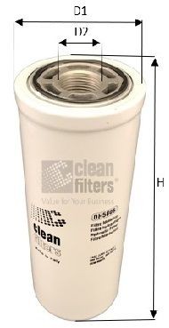 CLEAN FILTER DH5805 Oil filter AH114973