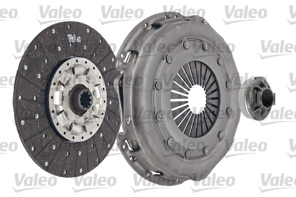 318970 VALEO NEW ORIGINAL KIT3P with clutch release bearing, 350mm, 350mm Ø: 350mm Clutch replacement kit 805154 buy
