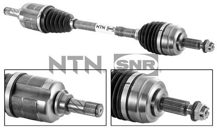 SNR Front Axle Left, 725mm Length: 725mm, External Toothing wheel side: 25 Driveshaft DK55.037 buy