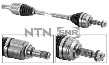 SNR CV axle shaft rear and front RENAULT CLIO Grandtour (KR0/1_) new DK55.050
