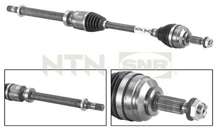 SNR CV shaft rear and front RENAULT Clio IV Van new DK55.051
