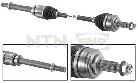 SNR DK55.058 Drive shaft 7701209992