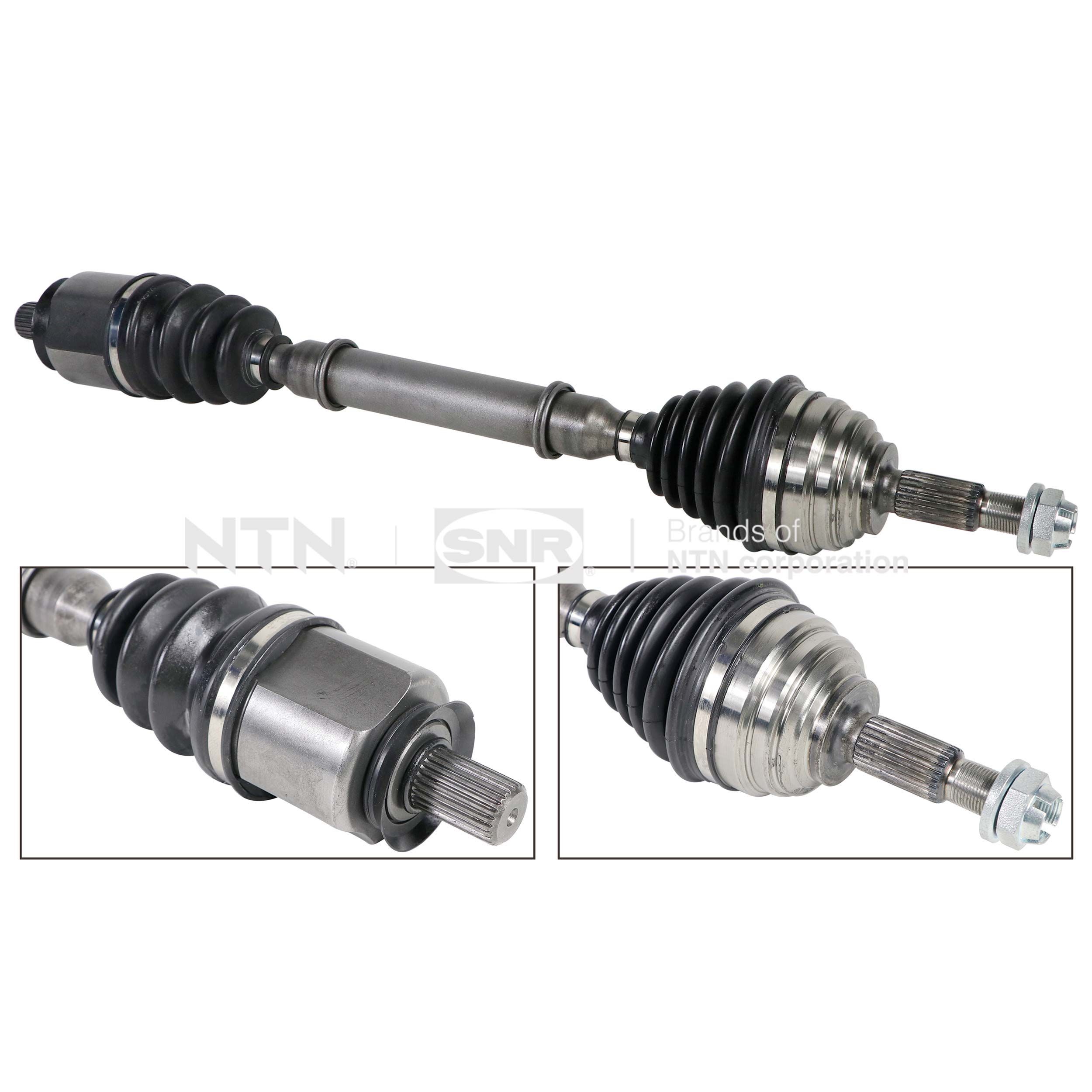 SNR Front Axle Left, 668, 652mm Length: 668, 652mm, External Toothing wheel side: 23 Driveshaft DK55.086 buy