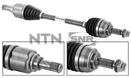 SNR CV shaft rear and front RENAULT CLIO 3 Kasten (SB, SR) new DK55.092