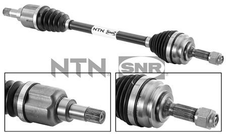 SNR Front Axle Left, 675mm Length: 675mm, External Toothing wheel side: 21 Driveshaft DK59.005 buy