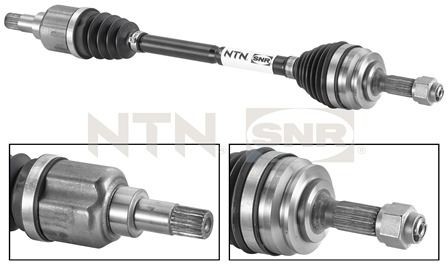 SNR Front Axle Left, 668mm Length: 668mm, External Toothing wheel side: 21 Driveshaft DK66.001 buy