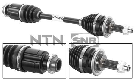 SNR 587mm Length: 587mm, External Toothing wheel side: 25 Driveshaft DK77.005 buy
